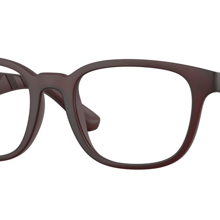 Burberry BE2433U Square Eyeglasses  4171-Matte Bordeaux 54-145-20 - Color Map Red