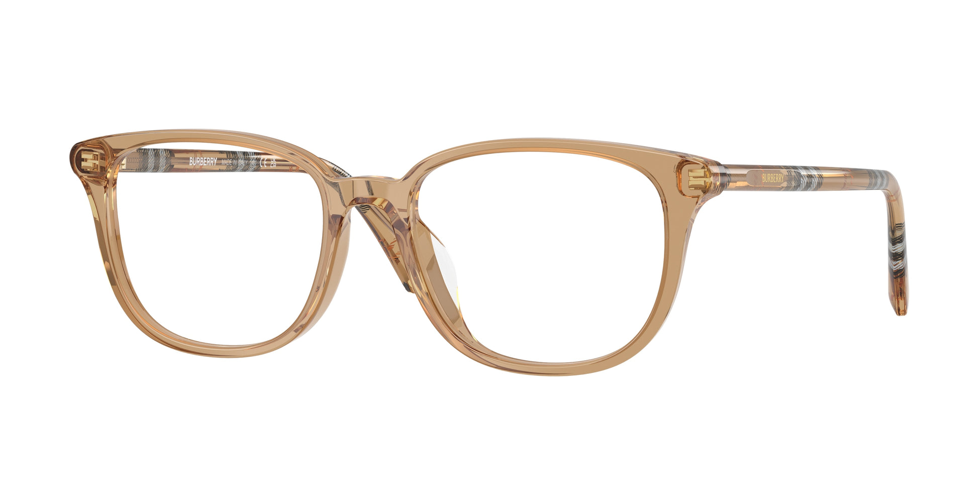 Burberry BE2434D Square Eyeglasses  4164-Beige 53-145-18 - Color Map Beige