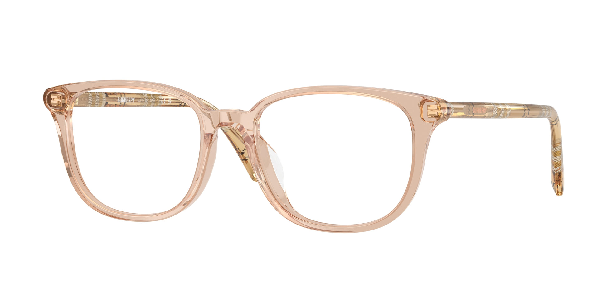 Burberry BE2434D Square Eyeglasses  4175-Pink 53-145-18 - Color Map Pink