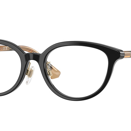 Burberry BE2435D Phantos Eyeglasses  4161-Black 50-145-18 - Color Map Black