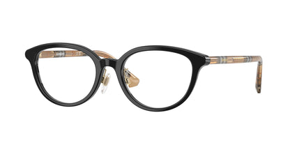 Burberry BE2435D Phantos Eyeglasses  4161-Black 50-145-18 - Color Map Black