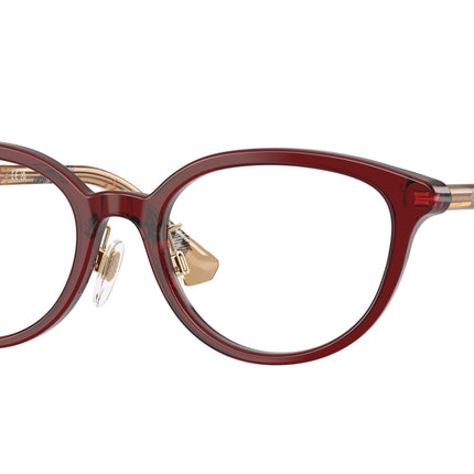 Burberry BE2435D Phantos Eyeglasses  4176-Bordeaux 50-145-18 - Color Map Red