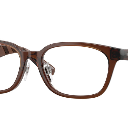 Burberry BE2436D Rectangle Eyeglasses  4116-Brown 53-145-17 - Color Map Brown