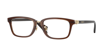 Burberry BE2437D Rectangle Eyeglasses  4116-Brown 53-140-18 - Color Map Brown