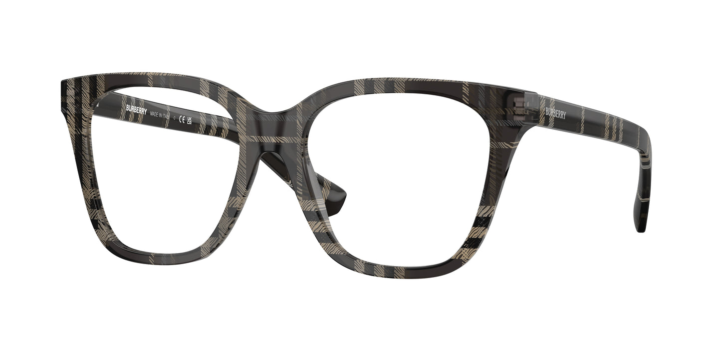 Burberry BE2438 Square Eyeglasses  4199-Grey Check 53-140-17 - Color Map Grey