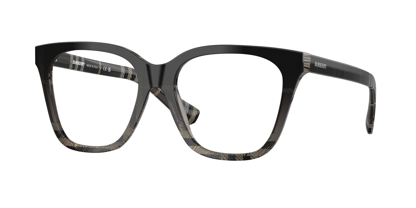 Burberry BE2438 Square Eyeglasses  4200-Grey Check 53-140-17 - Color Map Grey