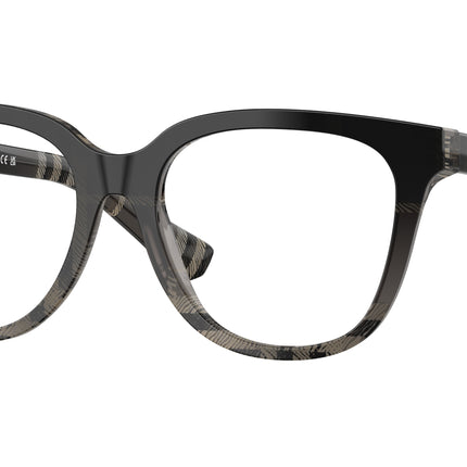 Burberry BE2439F Phantos Eyeglasses  4200-Grey Check 52-140-17 - Color Map Grey