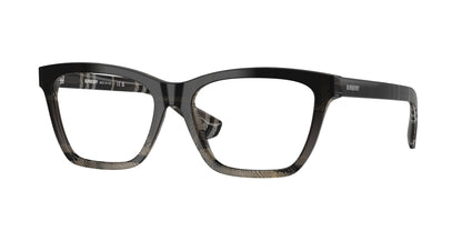 Burberry BE2440 Rectangle Eyeglasses  4200-Grey Check 54-140-16 - Color Map Grey
