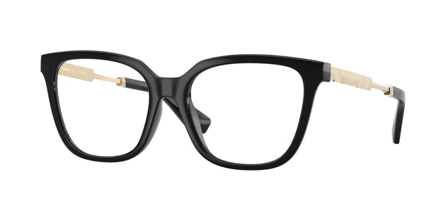 Burberry BE2441U Square Eyeglasses  3001-Black 53-140-17 - Color Map Black