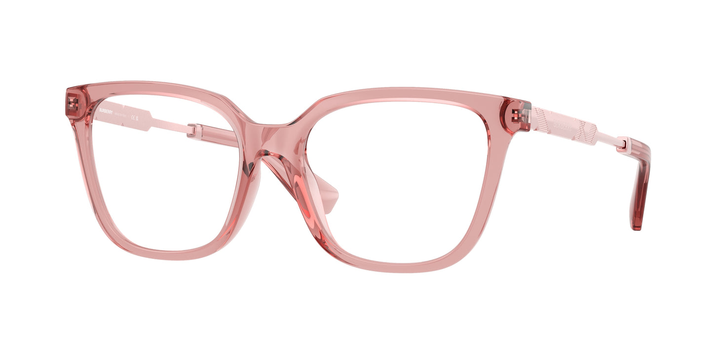 Burberry BE2441U Square Eyeglasses  4196-Pink 53-140-17 - Color Map Pink