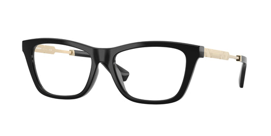 Burberry BE2442U Rectangle Eyeglasses  3001-Black 54-140-16 - Color Map Black