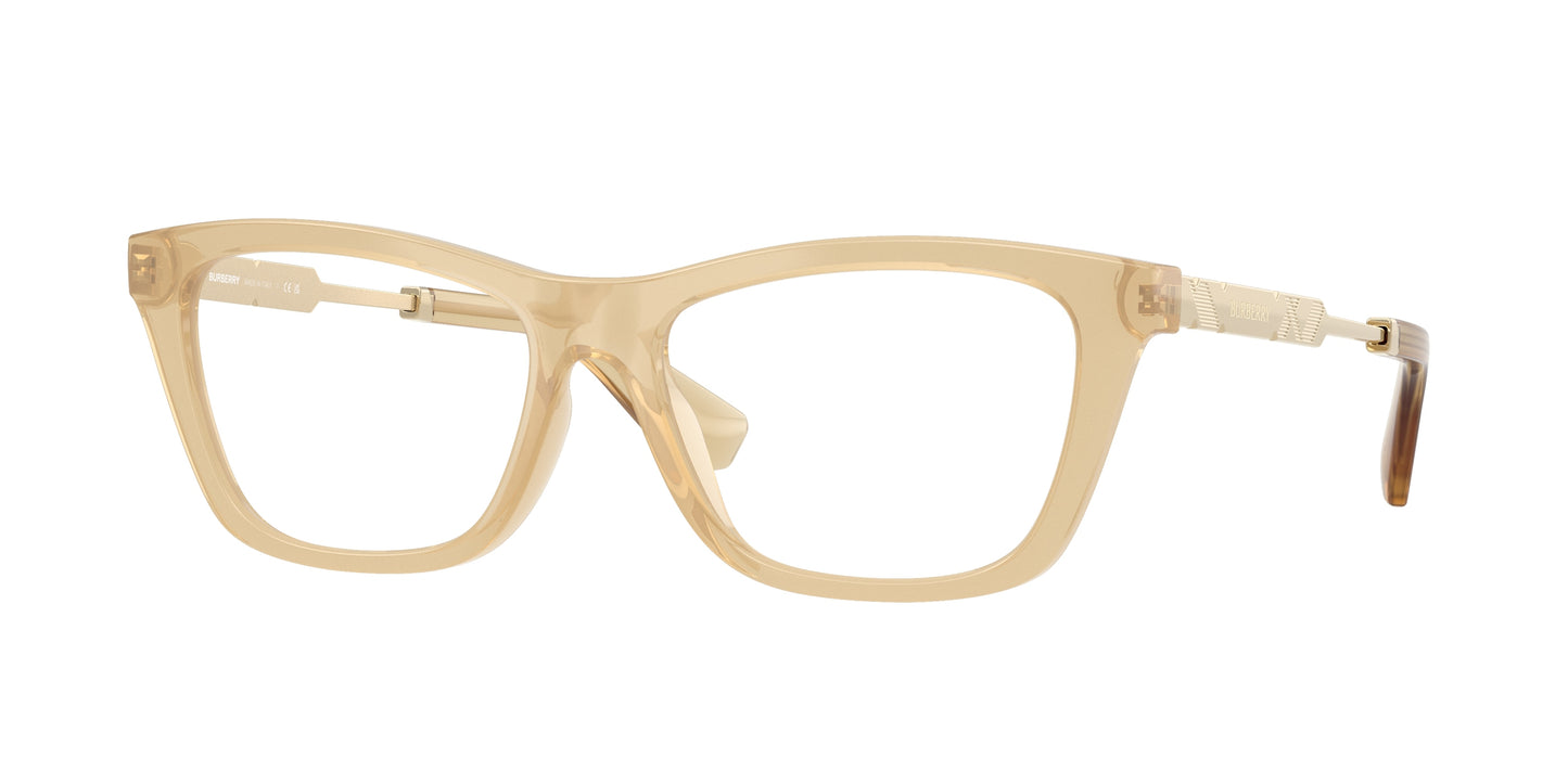 Burberry BE2442U Rectangle Eyeglasses  4198-Yellow 54-140-16 - Color Map Yellow