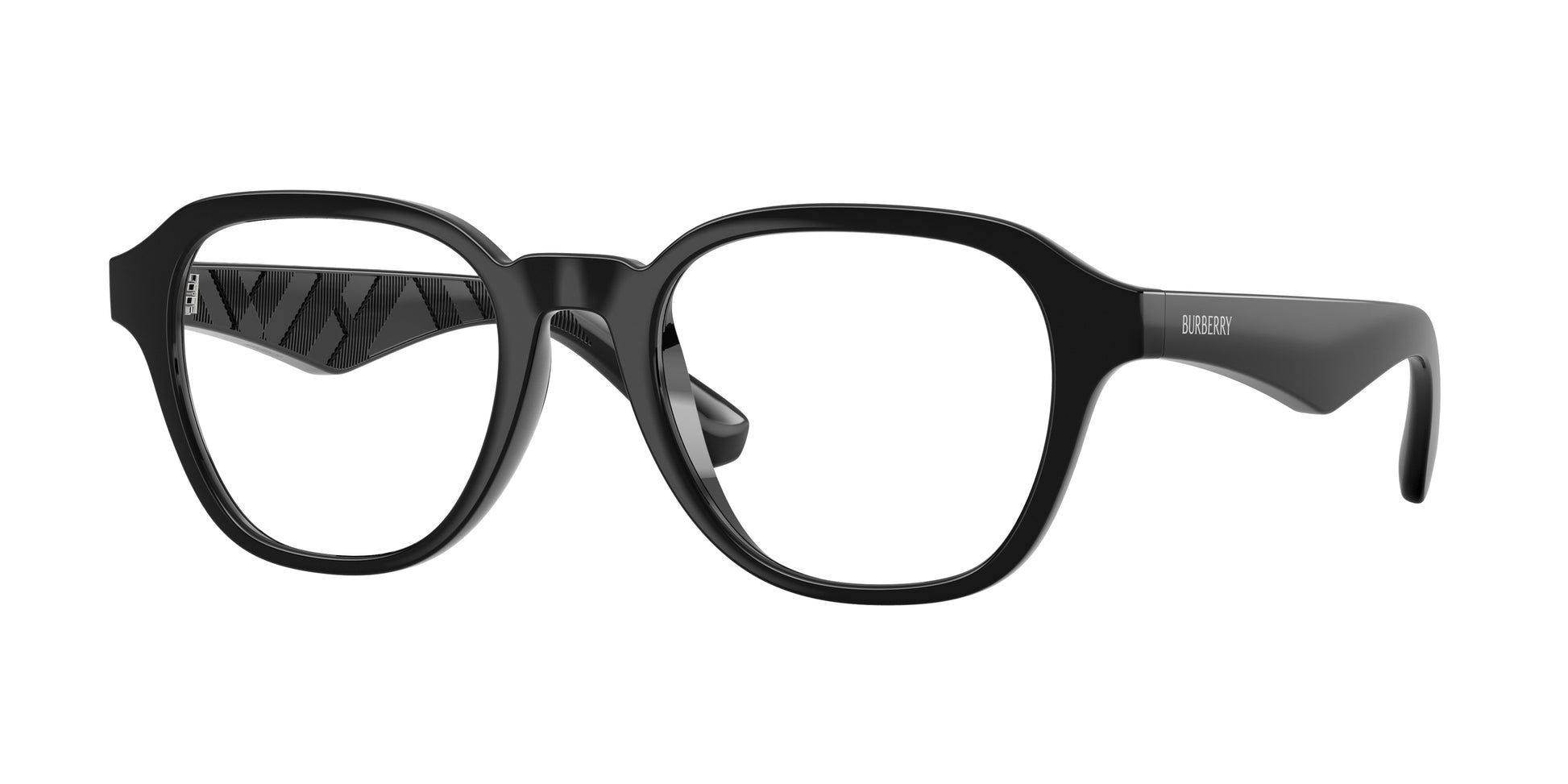 Burberry BE2444U Phantos Eyeglasses  3001-Black 51-145-20 - Color Map Black