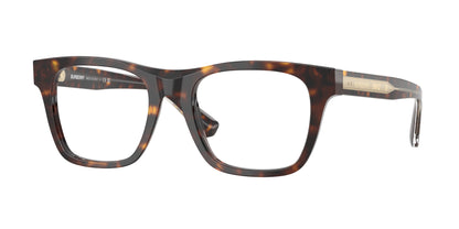 Burberry BE2445F Square Eyeglasses  4205-Dark Havana 52-145-19 - Color Map Brown