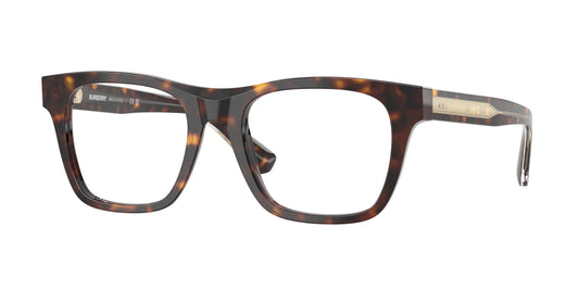 Burberry BE2445F Square Eyeglasses  4205-Dark Havana 52-145-19 - Color Map Brown
