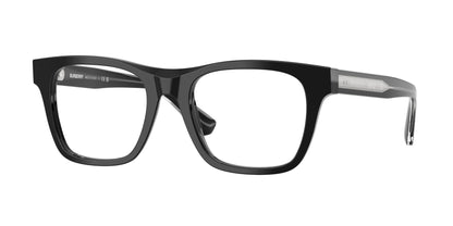 Burberry BE2445F Square Eyeglasses  4206-Black 52-145-19 - Color Map Black