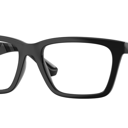 Burberry BE2446U Rectangle Eyeglasses  3001-Black 55-145-18 - Color Map Black