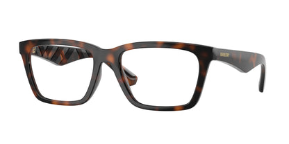 Burberry BE2446U Rectangle Eyeglasses  3002-Dark Havana 55-145-18 - Color Map Brown