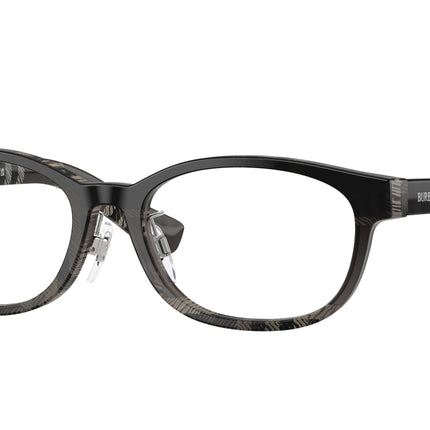 Burberry BE2447D Oval Eyeglasses  4200-Grey Check 51-140-16 - Color Map Grey