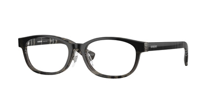 Burberry BE2447D Oval Eyeglasses  4200-Grey Check 51-140-16 - Color Map Grey