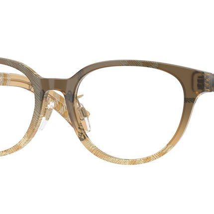 Burberry BE2448D Phantos Eyeglasses  4201-Check Beige 53-140-18 - Color Map Brown