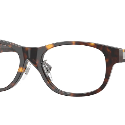 Burberry BE2449D Rectangle Eyeglasses  4205-Dark Havana 53-145-17 - Color Map Brown