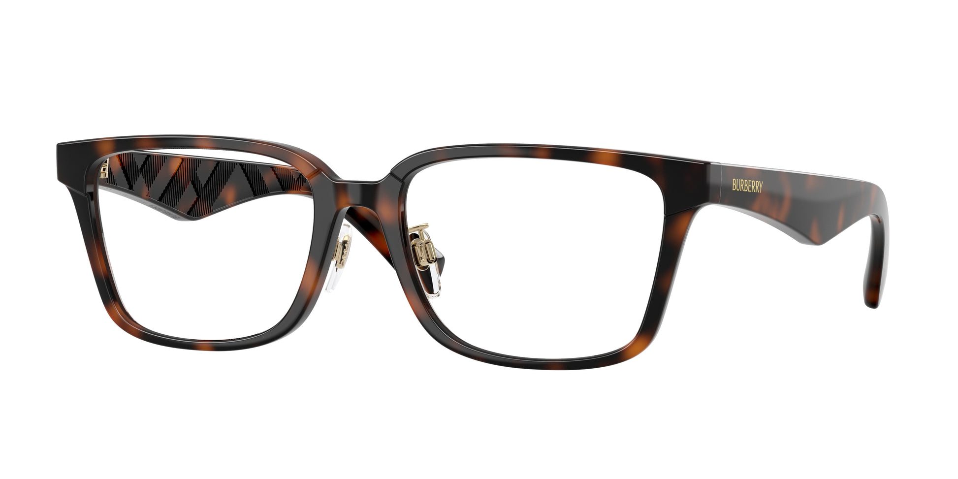 Burberry BE2450D Square Eyeglasses  3002-Dark Havana 56-145-18 - Color Map Brown