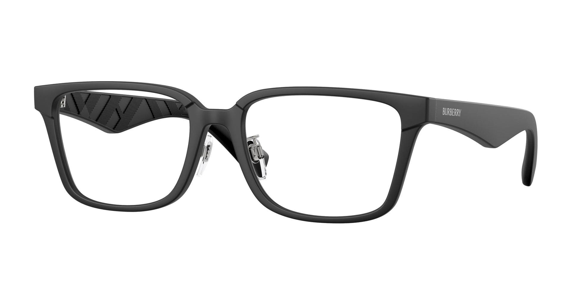 Burberry BE2450D Square Eyeglasses  3464-Matte Black 56-145-18 - Color Map Black