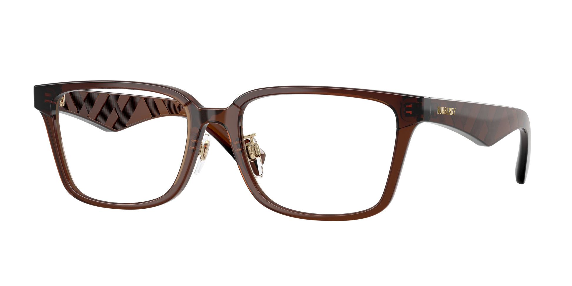 Burberry BE2450D Square Eyeglasses  4116-Brown 56-145-18 - Color Map Brown