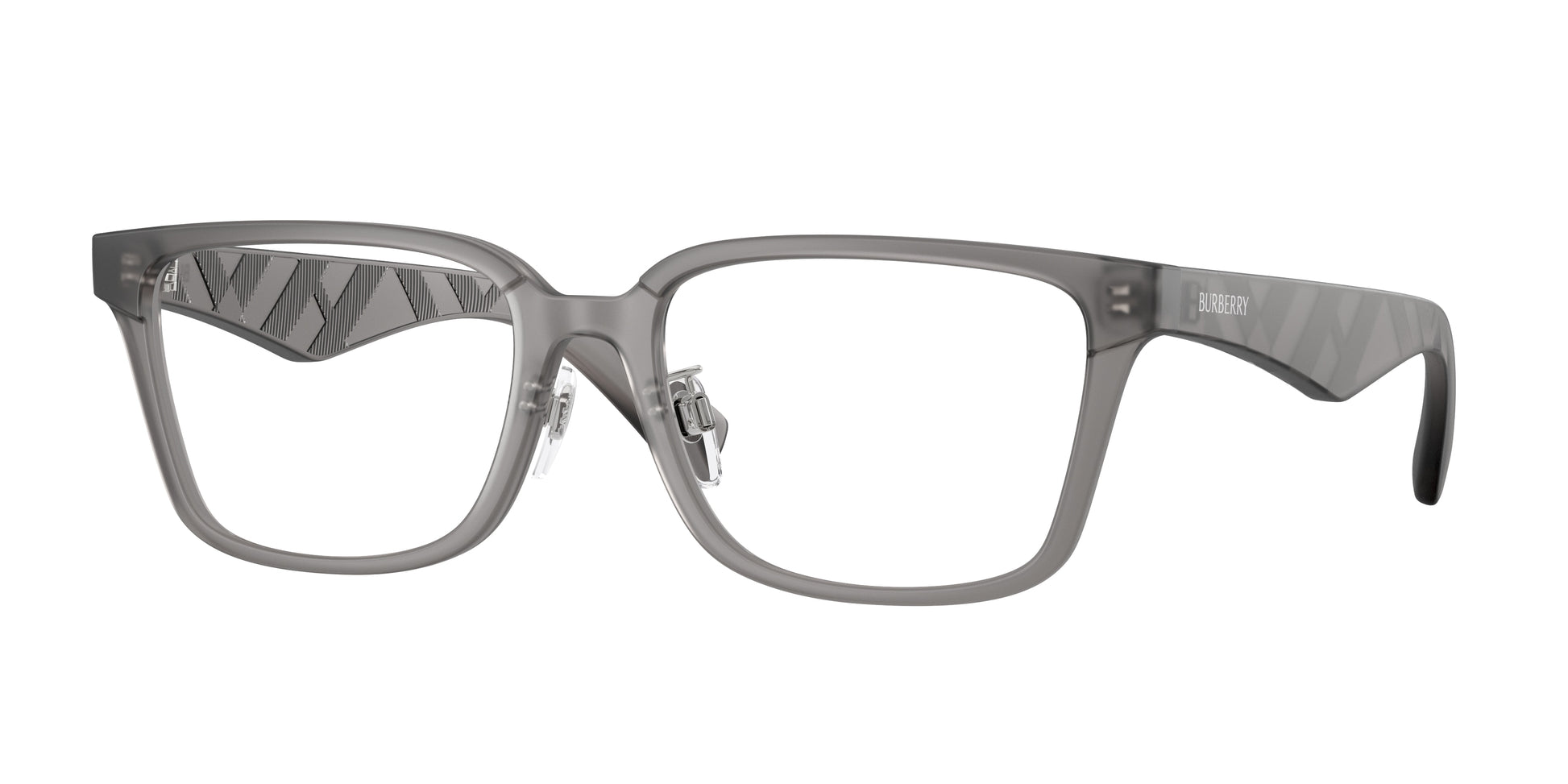 Burberry BE2450D Square Eyeglasses  4213-Matte Grey 56-145-18 - Color Map Grey