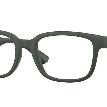 Burberry BE2451U Rectangle Eyeglasses  4232-Matte Green 54-145-19 - Color Map Green