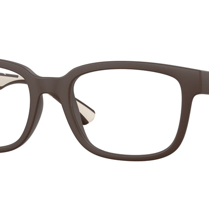 Burberry BE2451U Rectangle Eyeglasses  4234-Matte Brown 54-145-19 - Color Map Brown