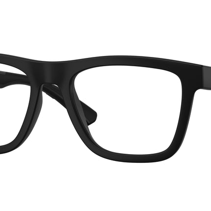 Burberry BE2452U Rectangle Eyeglasses  3464-Matte Black 53-145-19 - Color Map Black