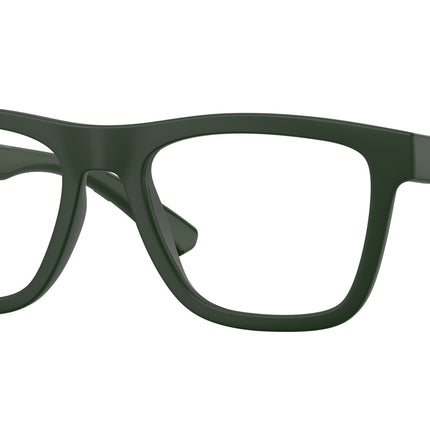 Burberry BE2452U Rectangle Eyeglasses  4232-Matte Green 53-145-19 - Color Map Green