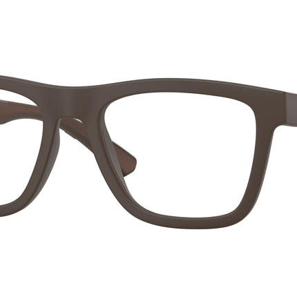 Burberry BE2452U Rectangle Eyeglasses  4234-Matte Brown 53-145-19 - Color Map Brown