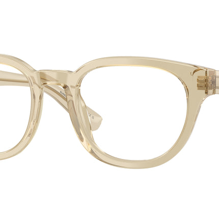 Burberry BE2454 Round Eyeglasses  4226-Beige 51-145-21 - Color Map Beige