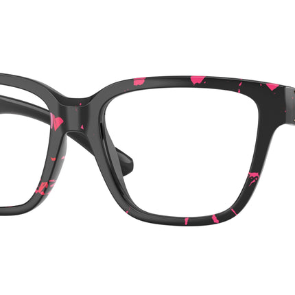 Burberry BE2457U Square Eyeglasses  4126-Havana Fuxia 54-140-17 - Color Map Tortoise