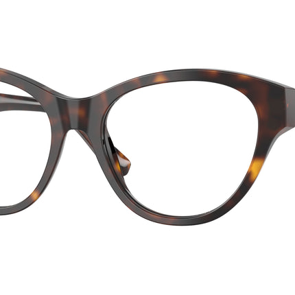 Burberry BE2458 Cat Eye Eyeglasses  3002-Dark Havana 54-140-17 - Color Map Brown