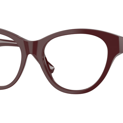 Burberry BE2458 Cat Eye Eyeglasses  4119-Bordeaux 54-140-17 - Color Map Red
