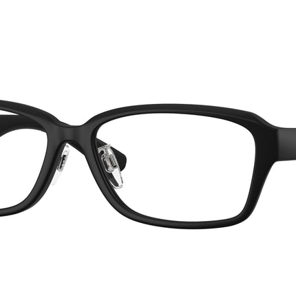 Burberry BE2461D Rectangle Eyeglasses  3464-Matte Black 56-145-15 - Color Map Black