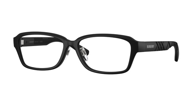 Burberry BE2461D Rectangle Eyeglasses  3464-Matte Black 56-145-15 - Color Map Black