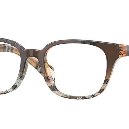 Burberry BE2462D Square Eyeglasses  4202-Check Gradient Sand 50-140-18 - Color Map Brown