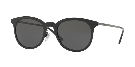 Burberry BE3093 Phantos Sunglasses  10575V-Black 52-145-21 - Color Map Black