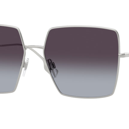 Burberry DAPHNE BE3133 Square Sunglasses  10058G-Silver 58-140-16 - Color Map Silver