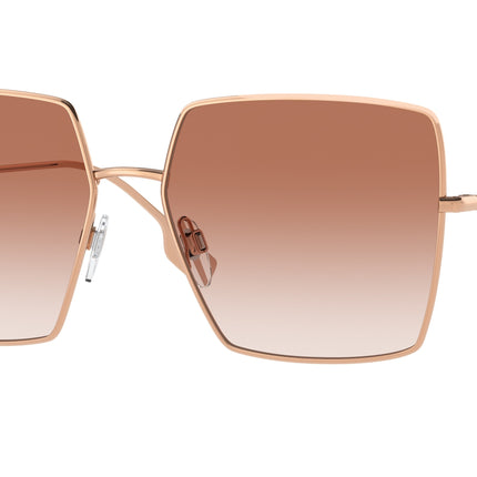 Burberry DAPHNE BE3133 Square Sunglasses  133713-Rose Gold 58-140-16 - Color Map Gold