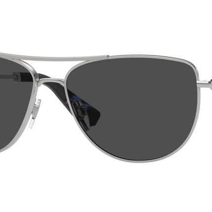 Burberry BE3149 Pilot Sunglasses  100587-Silver 60-140-15 - Color Map Silver