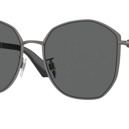 Burberry BE3153D Irregular Sunglasses  131687-Dark Grey 57-145-19 - Color Map Grey