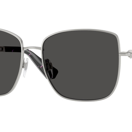 Burberry BE3158 Square Sunglasses  100587-Silver 58-145-16 - Color Map Silver