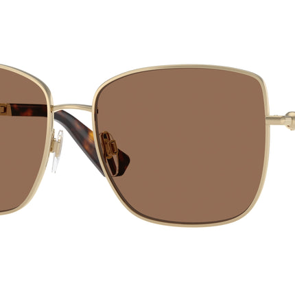 Burberry BE3158 Square Sunglasses  110973-Light Gold 58-145-16 - Color Map Gold