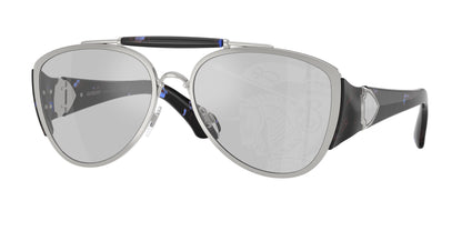 Burberry BE3161 Pilot Sunglasses  100569-Silver 60-130-18 - Color Map Silver